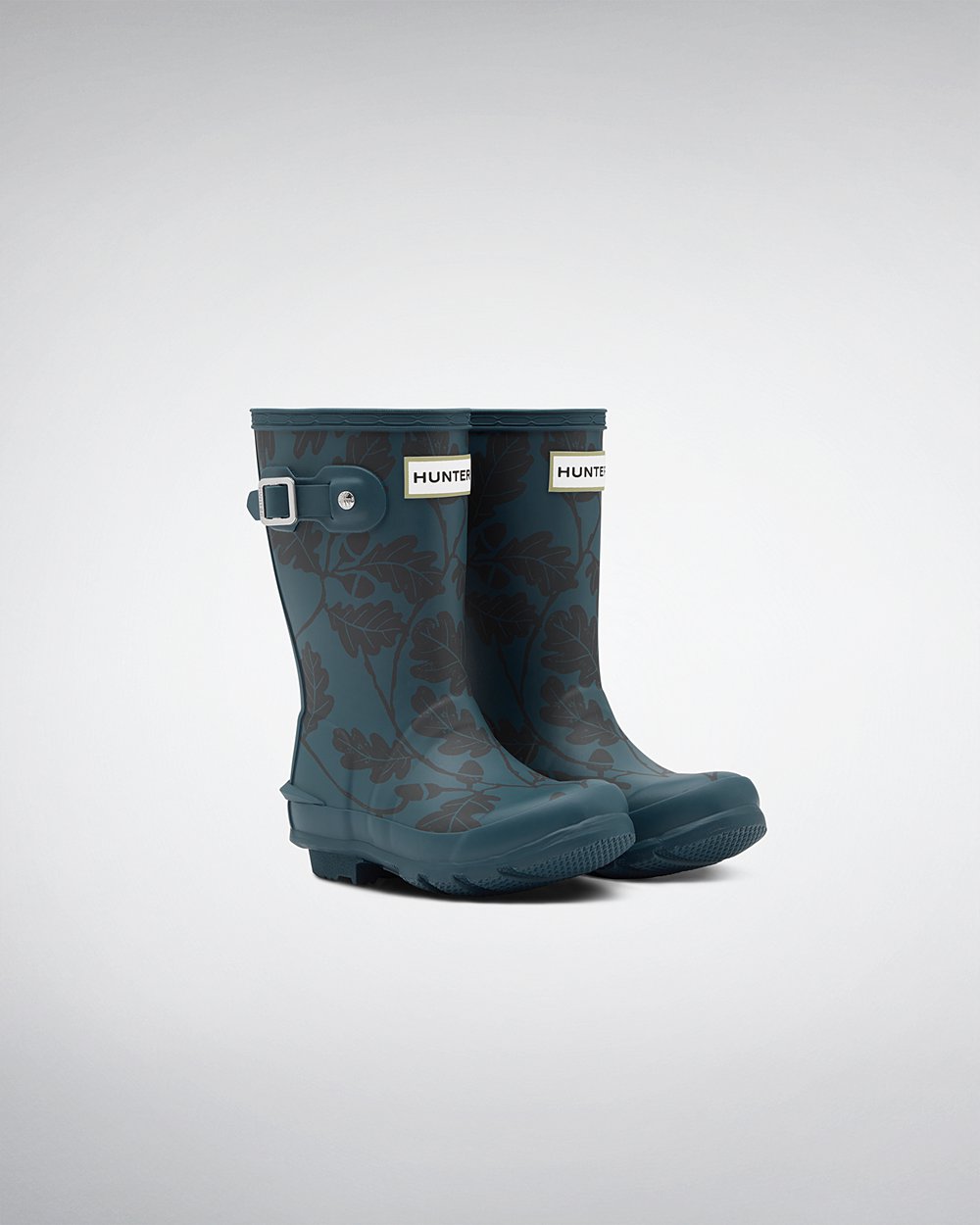 Botas de Lluvia Hunter Niños - Original Big National Trust Print - Azules - KOBXPRQ-43